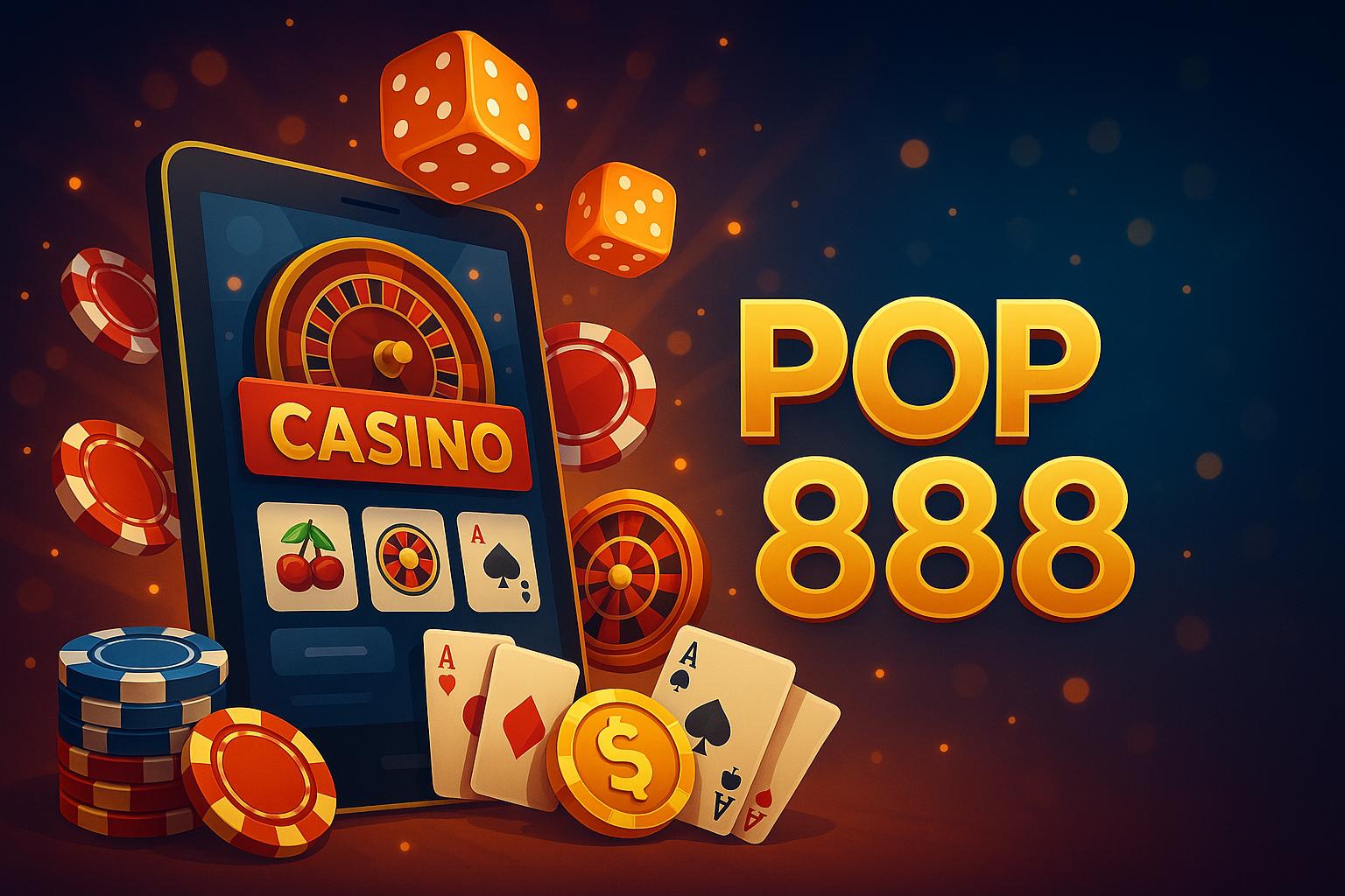 Jogos de cassino online POP888