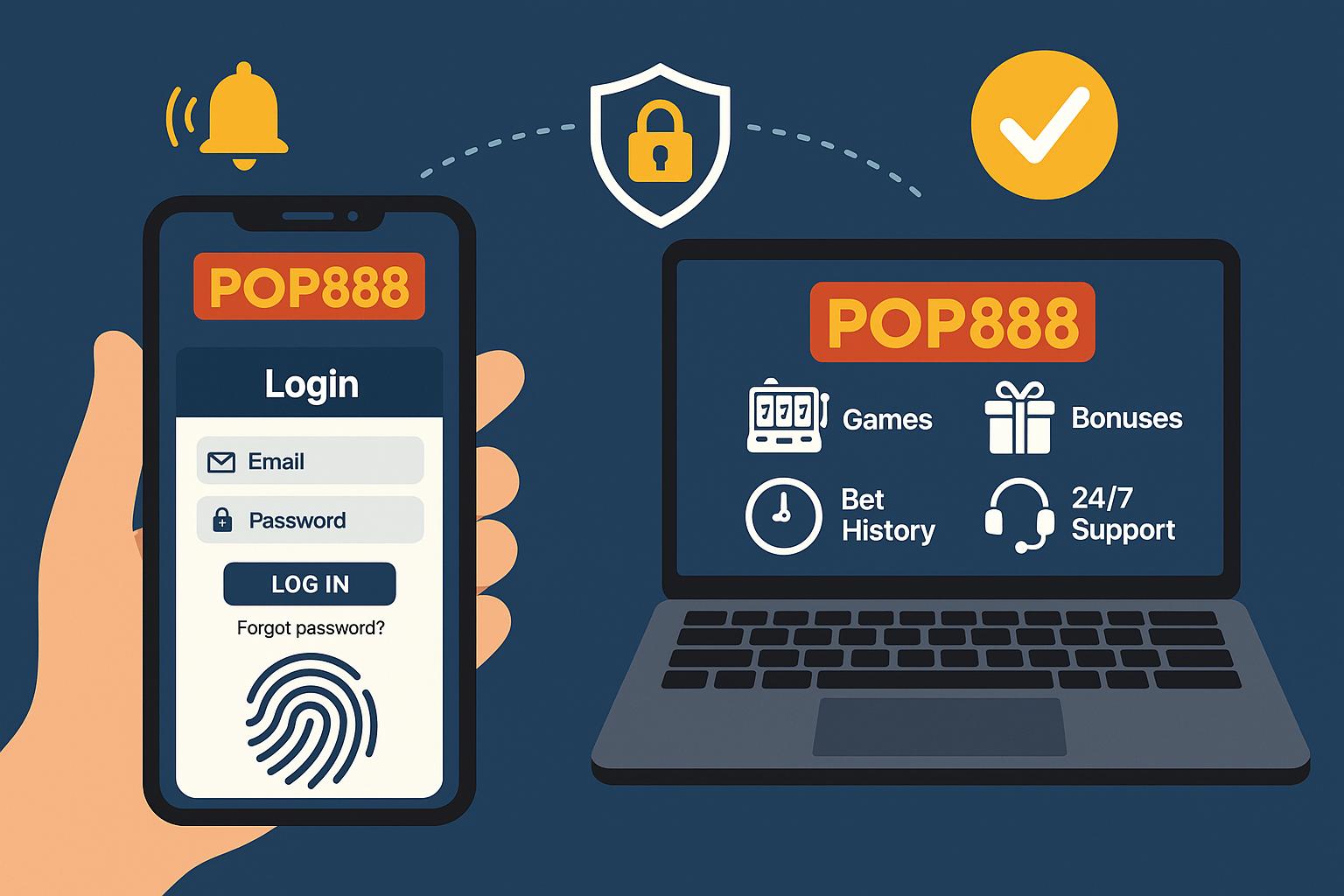 Registro na POP888 Garante Acesso a uma Vasta Seleção de jogo